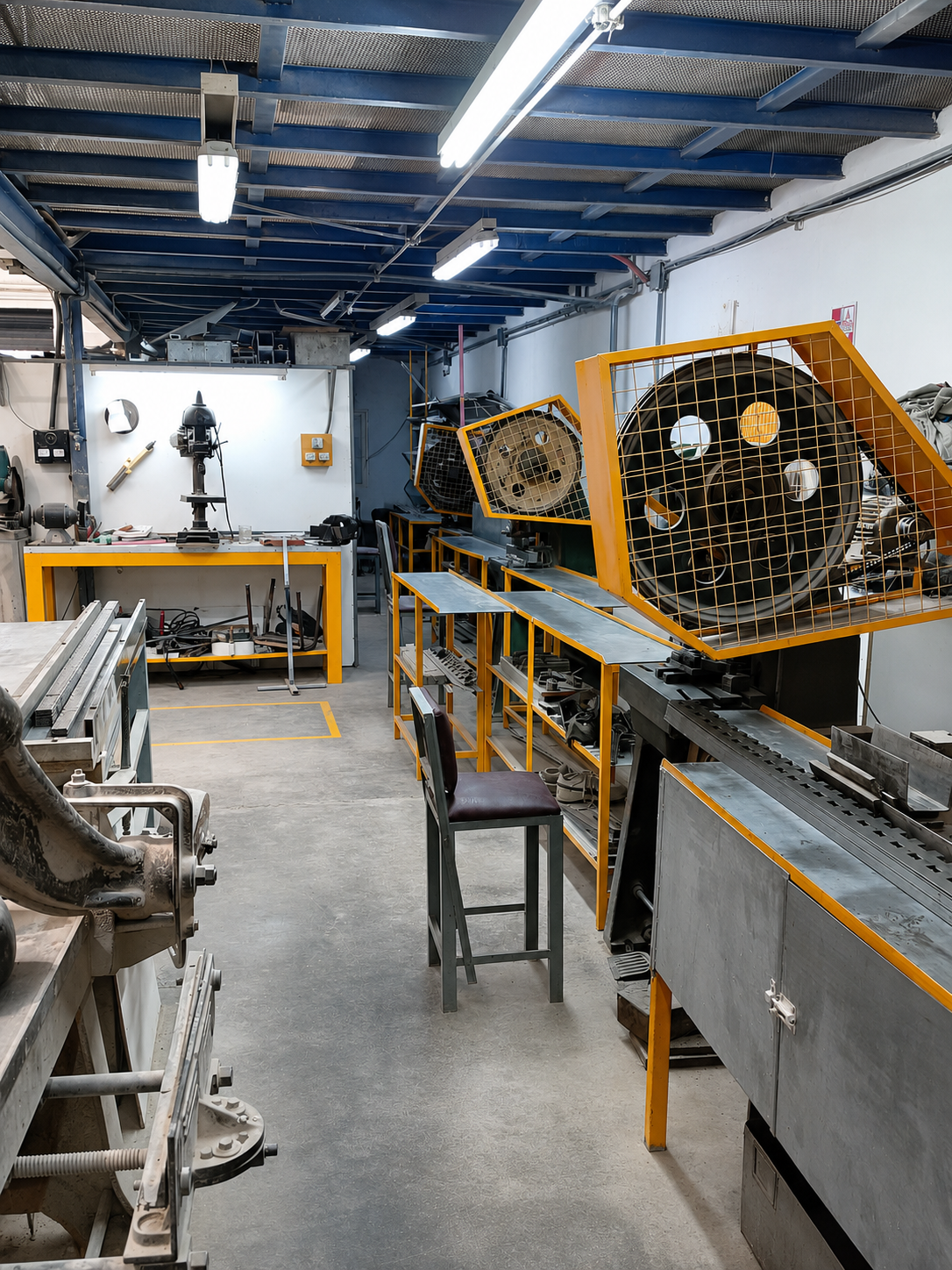 Área de producción metalúrgica